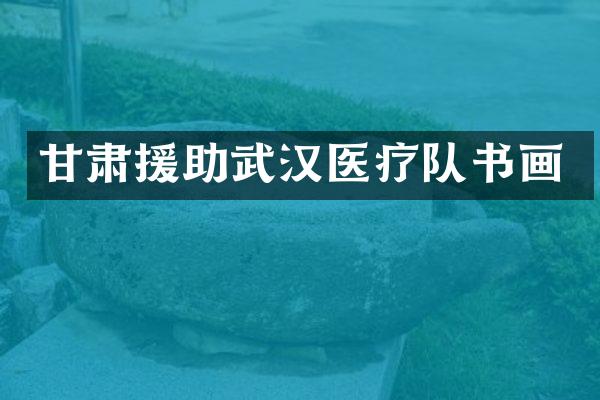 甘肃援助武汉医疗队书画