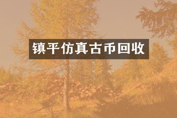镇平仿真古币回收