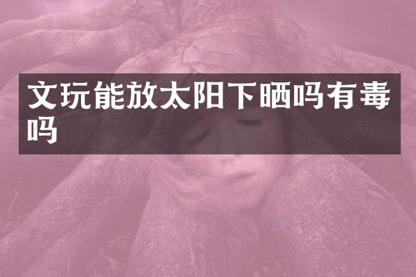文玩能放太阳下晒吗有毒吗