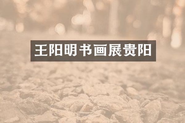 王阳明书画展贵阳