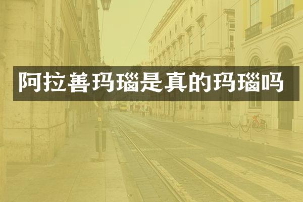 阿拉善玛瑙是真的玛瑙吗