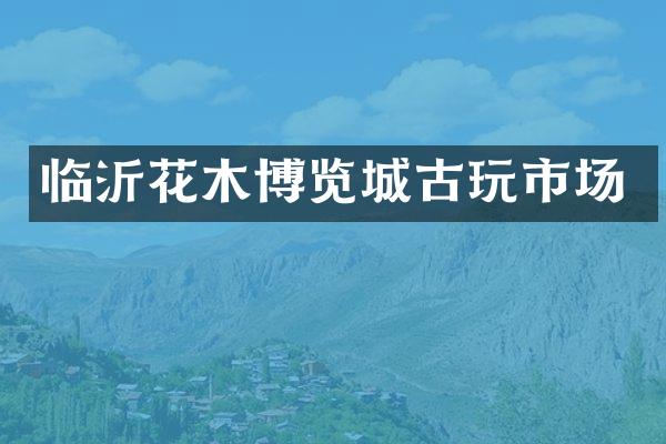 临沂花木博览城古玩市场