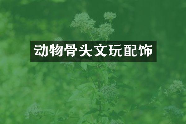 动物骨头文玩配饰