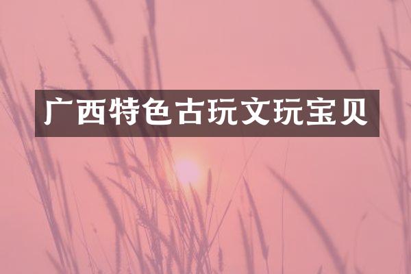 广西特色古玩文玩宝贝