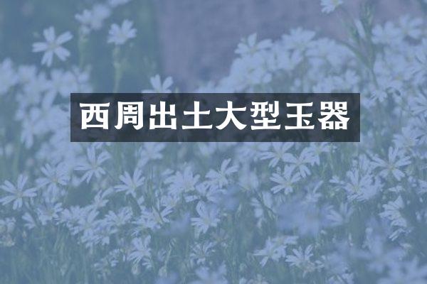 西周出土大型玉器
