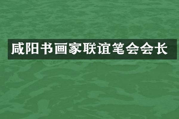 咸阳书画家联谊笔会会长