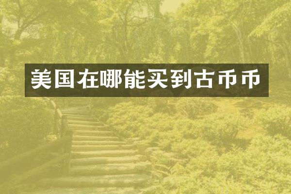 美国在哪能买到古币币
