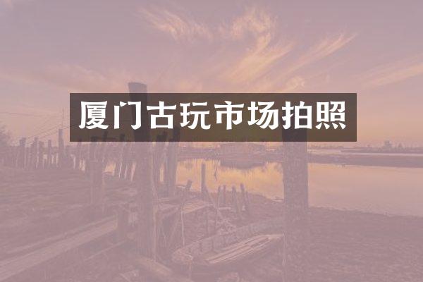 厦门古玩市场拍照