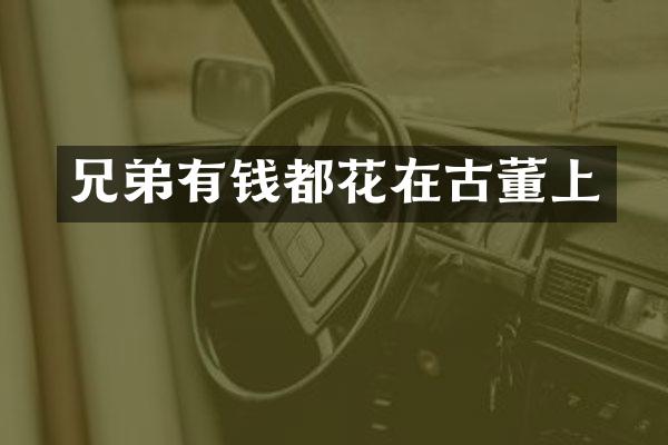 兄弟有钱都花在古董上