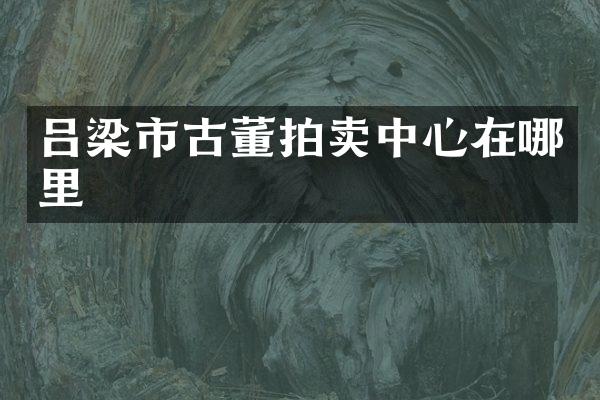 吕梁市古董拍卖中心在哪里