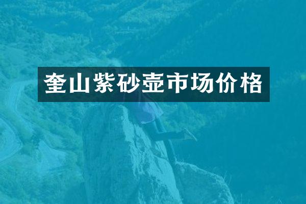 奎山紫砂壶市场价格