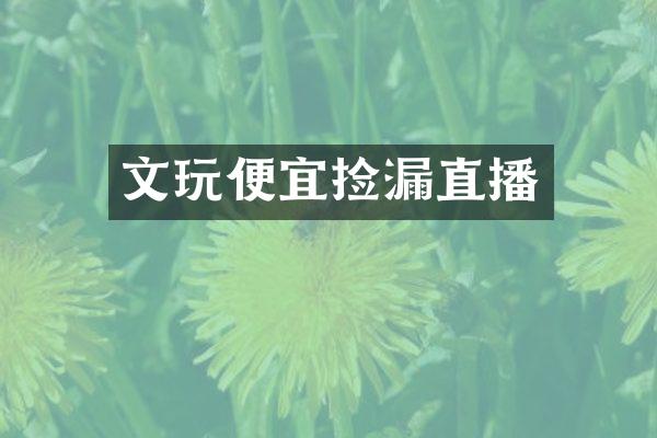 文玩便宜捡漏直播