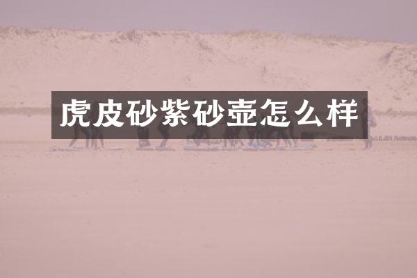 虎皮砂紫砂壶怎么样