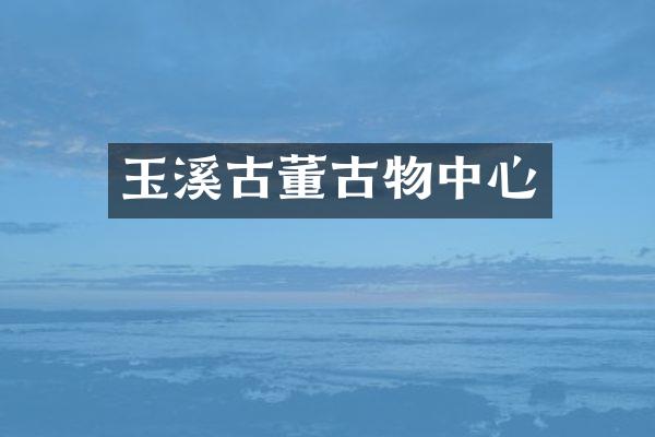 玉溪古董古物中心