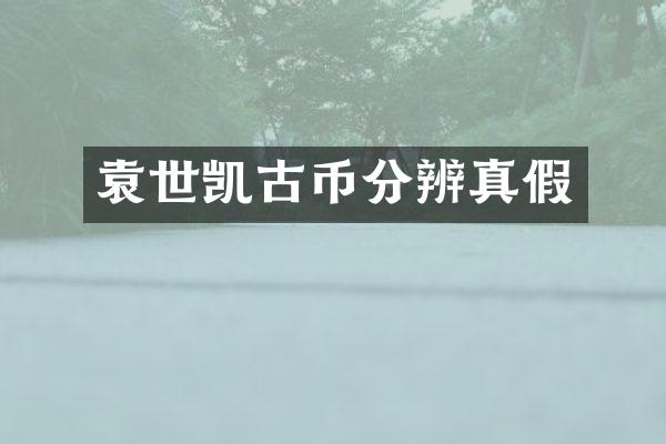 袁世凯古币分辨真假