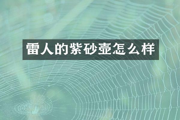 雷人的紫砂壶怎么样