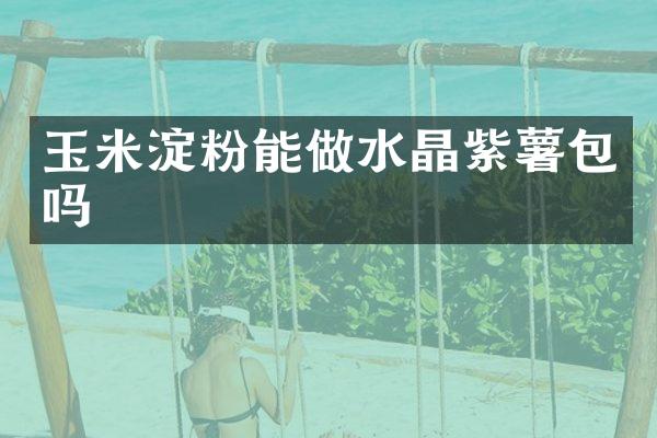 玉米淀粉能做水晶紫薯包吗