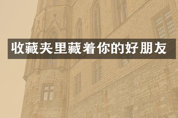 收藏夹里藏着你的好朋友