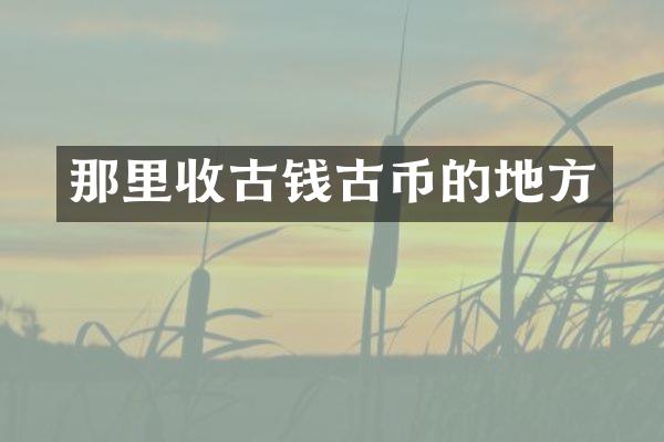 那里收古钱古币的地方