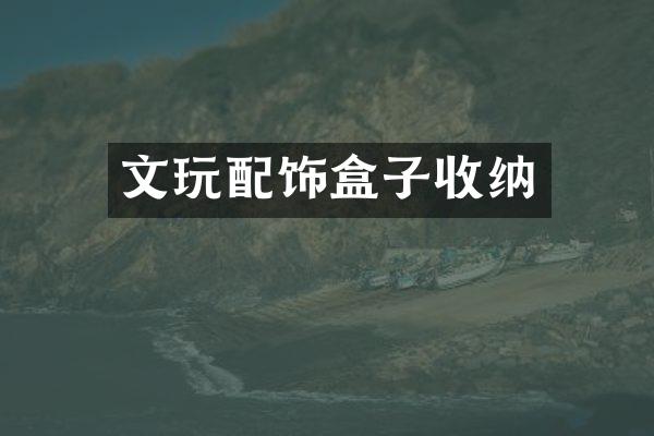 文玩配饰盒子收纳