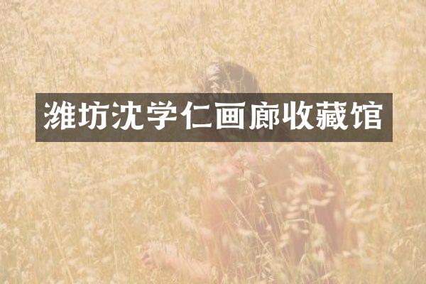 潍坊沈学仁画廊收藏馆