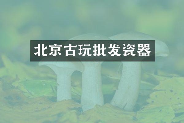 北京古玩批发瓷器