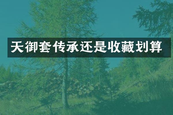 天御套传承还是收藏划算