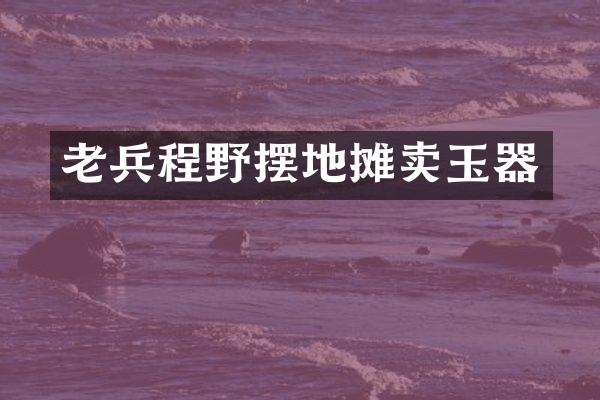 老兵程野摆地摊卖玉器