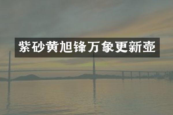 紫砂黄旭锋万象更新壶