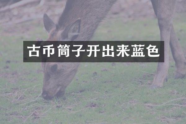 古币筒子开出来蓝色