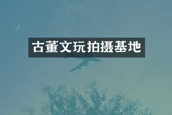 古董文玩拍摄基地