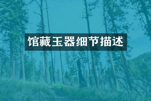 馆藏玉器细节描述