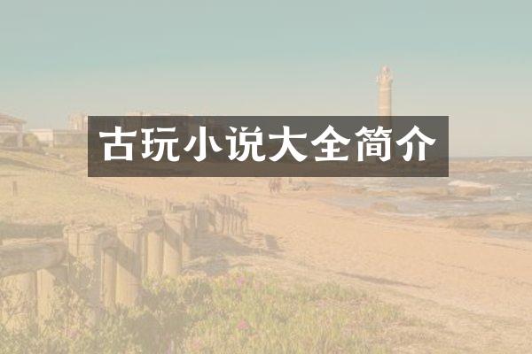 古玩小说大全简介