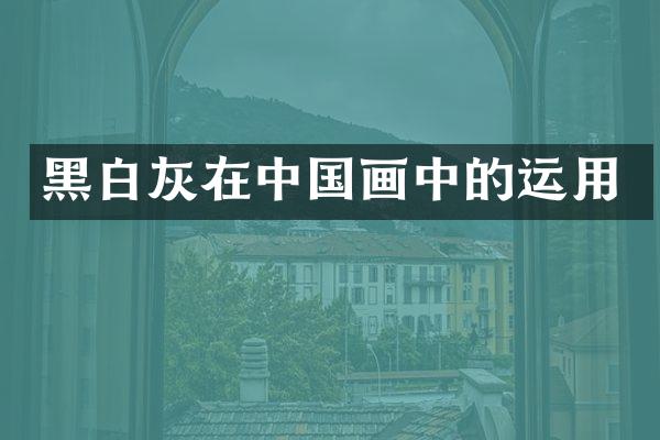 黑白灰在中国画中的运用