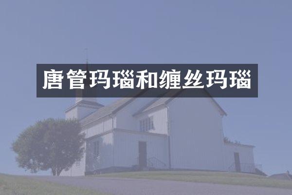 唐管玛瑙和缠丝玛瑙