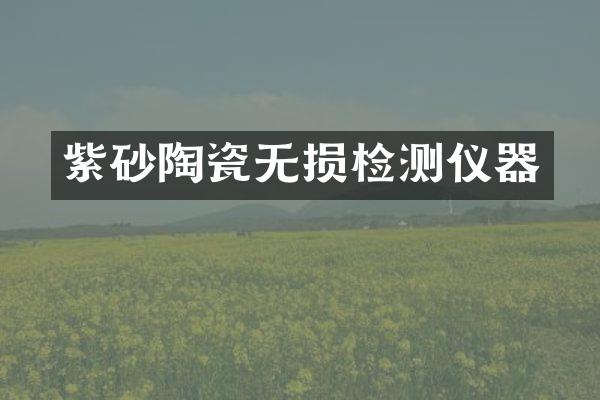 紫砂陶瓷无损检测仪器