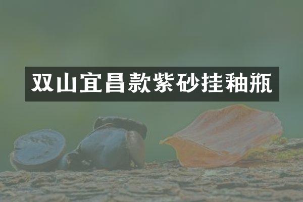 双山宜昌款紫砂挂釉瓶
