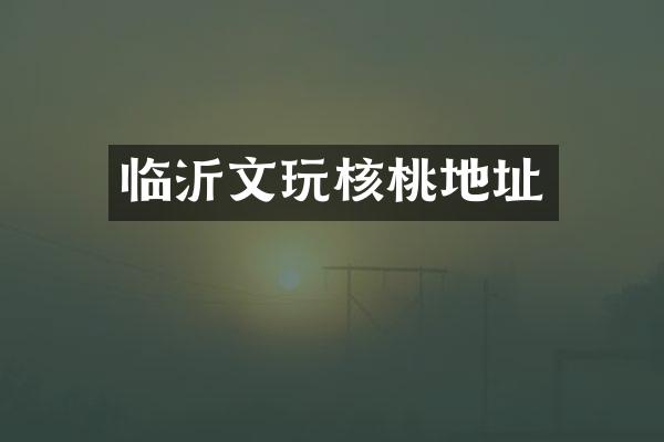 临沂文玩核桃地址