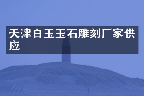 天津白玉玉石雕刻厂家供应