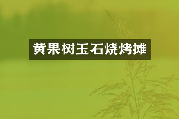 黄果树玉石烧烤摊