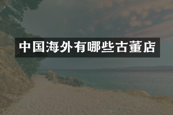 中国海外有哪些古董店