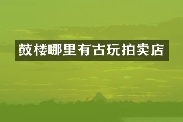 鼓楼哪里有古玩拍卖店