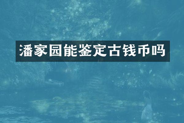 潘家园能鉴定古钱币吗
