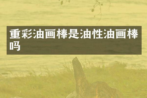 重彩油画棒是油性油画棒吗