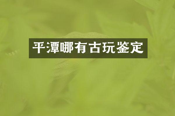 平潭哪有古玩鉴定