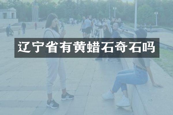 辽宁省有黄蜡石奇石吗
