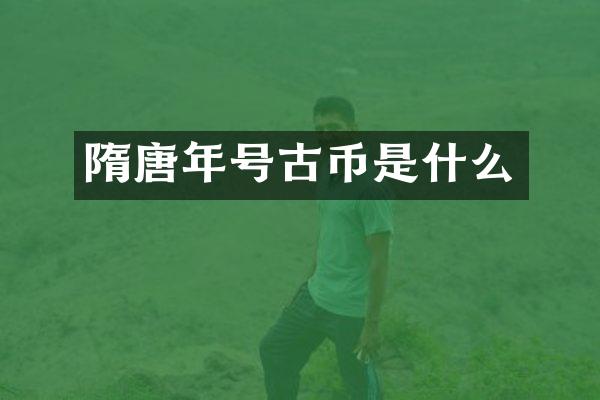 隋唐年号古币是什么