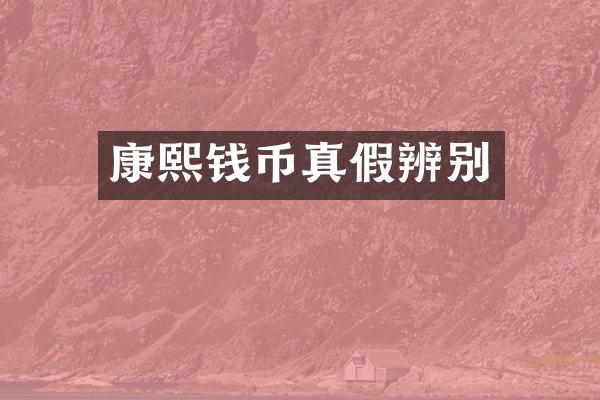 康熙钱币真假辨别