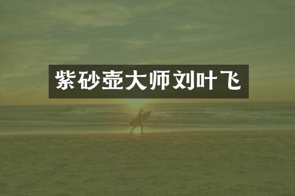 紫砂壶大师刘叶飞