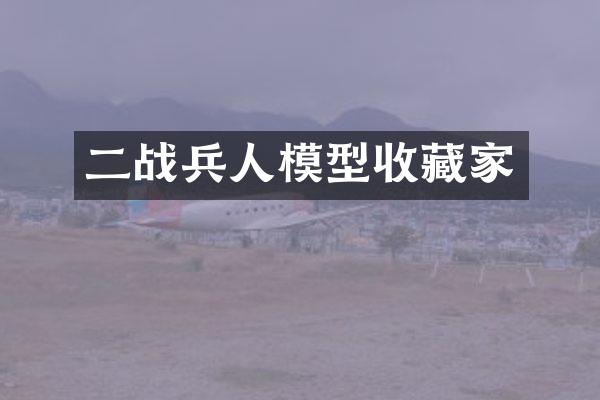 二战兵人模型收藏家